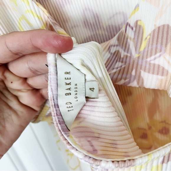 NWT Ted Baker Effi Cutout Twist Back Bodycon Dress - Size 4 - Picture 4 of 12